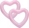 Heart Pool Float, Heart Shaped Summer Swimming, 2 Pack, 120 cm Diameter - Pink